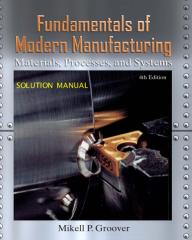 Fundamentals of modern manufacturing-4th-solution-manual Groover.pdf