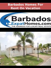 Barbados Homes For Rent On Vacation - ppt.pptx