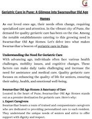 Geriatric Care in Pune A Glimpse into Swarnavihar Old Age Homes (1).pdf