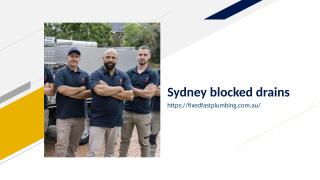 Sydney blocked drains.ppt