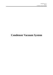 37SOP-SEC-010  (Condenser Vacuum System).doc
